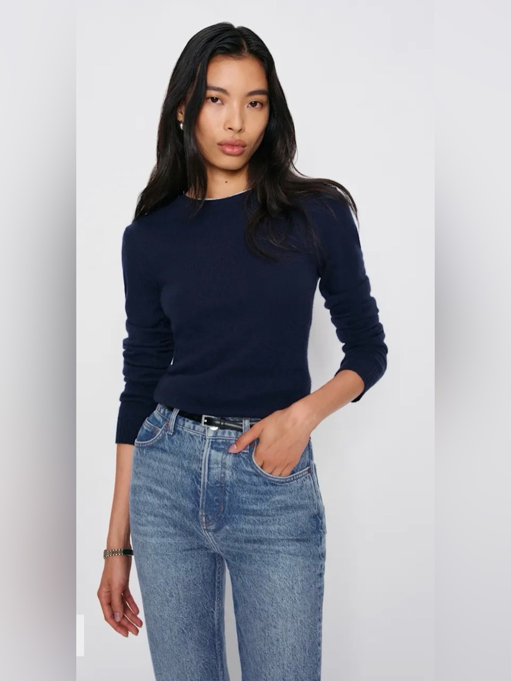 Reformation Cynthia High Rise Straight Jeans in Colorado: 29 - Picture 5 of 16